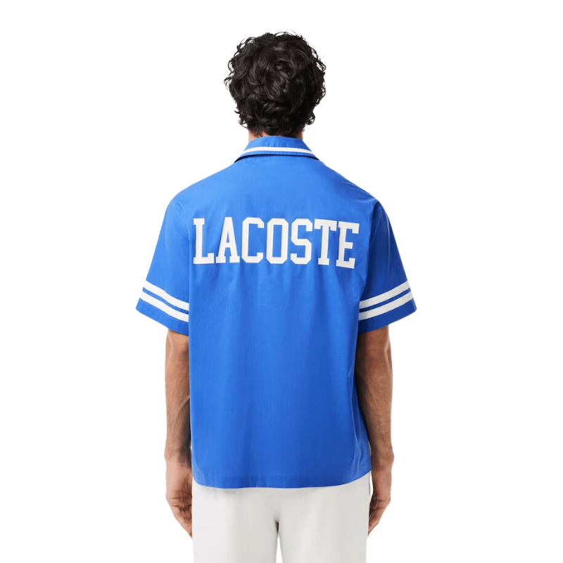 Lacoste Apparel Lacoste Branded Back Cotton Twill Shirt - Men's