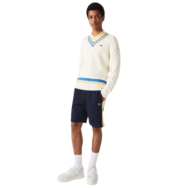 Lacoste Apparel Lacoste Colorblock brushed Fleece Shorts - Men's