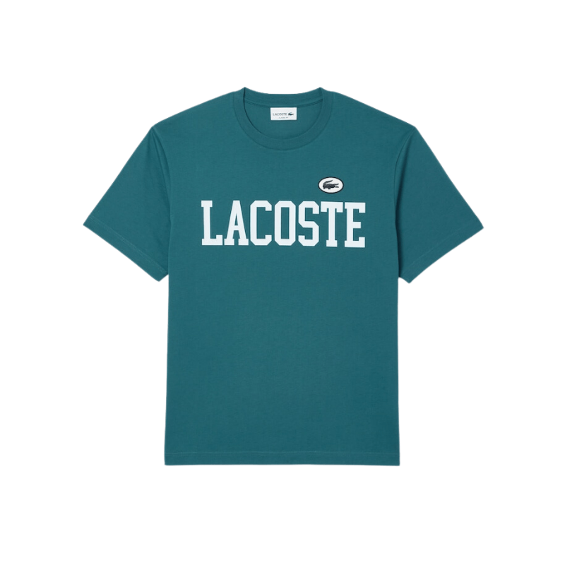 Lacoste Apparel Lacoste Cotton Contrast Print And Badge T- Shirt - Men's