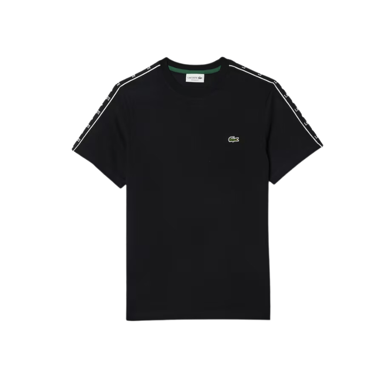 Lacoste Apparel Lacoste Cotton Jersey Logo Stripe T-Shirt - Men's