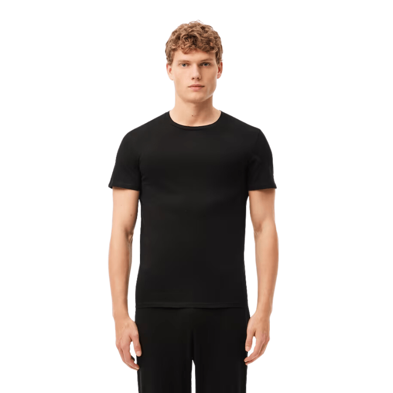 Lacoste Apparel Lacoste Crew neck Cotton Loungewear T-Shirt 3-Pack - Men's