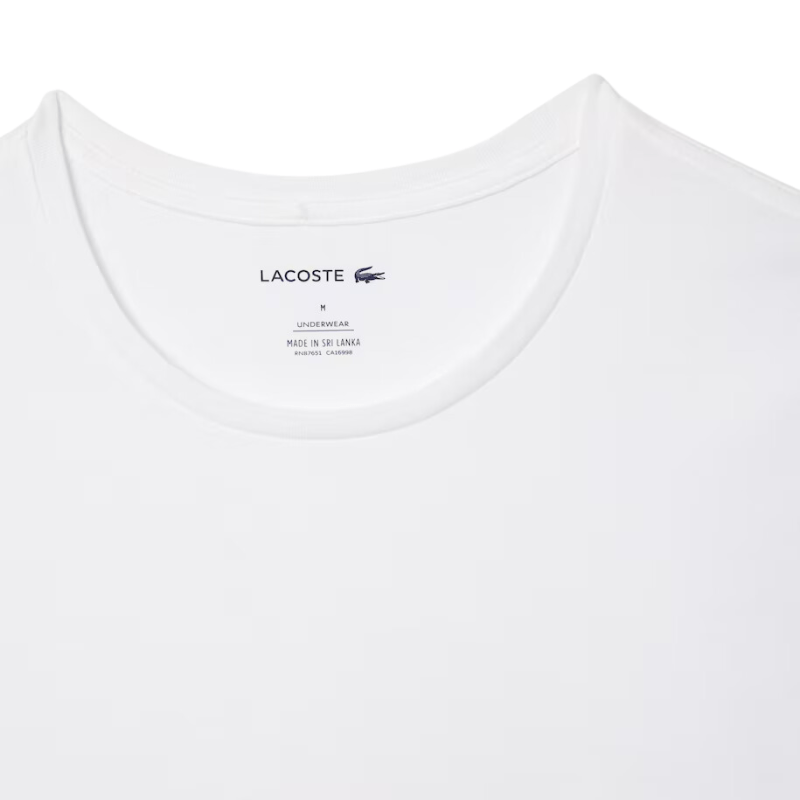 Lacoste Apparel Lacoste Crew neck Cotton Loungewear T-Shirt 3-Pack - Men's