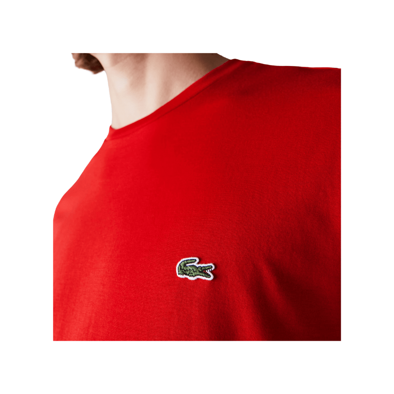 Lacoste Apparel Lacoste Crew Neck Pima Cotton Jersey T-Shirt-Men's