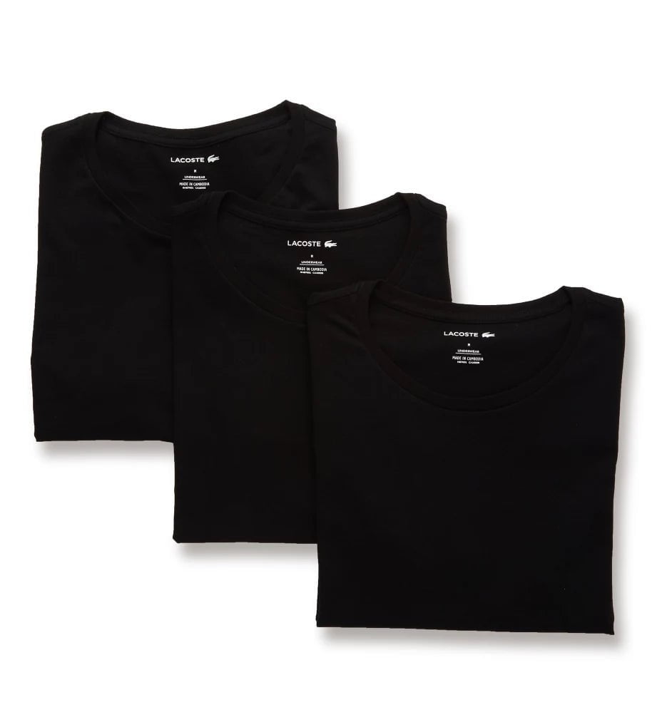 Lacoste Apparel Lacoste Essential Crew Neck T-Shirts Pack of 3 - Men's