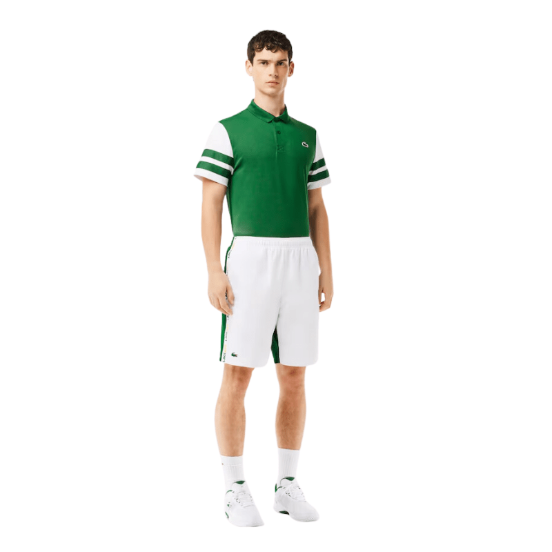 Lacoste Apparel Lacoste Logo Stripe Tennis Shorts - Men's