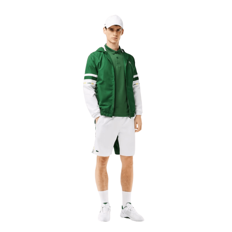 Lacoste Apparel Lacoste Logo Stripe Tennis Shorts - Men's