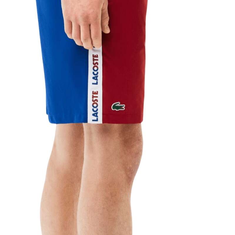 Lacoste Apparel Lacoste Logo Stripe Tennis Shorts - Men's