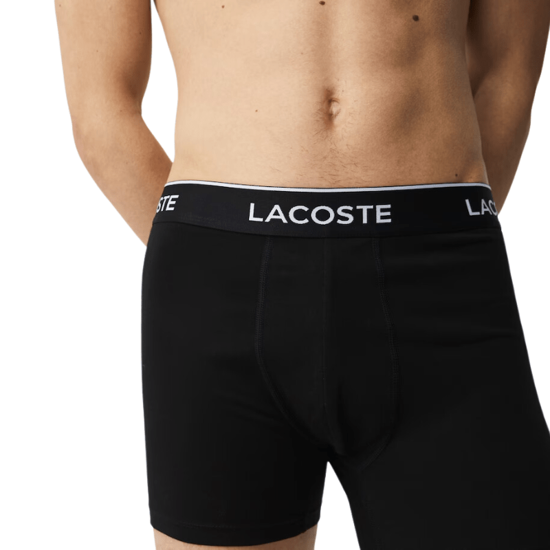 Lacoste Men's Crocodile Waist Short Stretch Cotton Boxer Brief 3