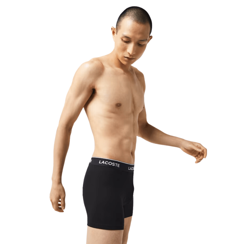 Men’s Long Stretch Cotton Boxer Brief 3-Pack