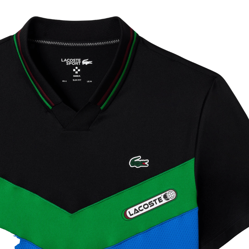 Black and green lacoste shirt 2025