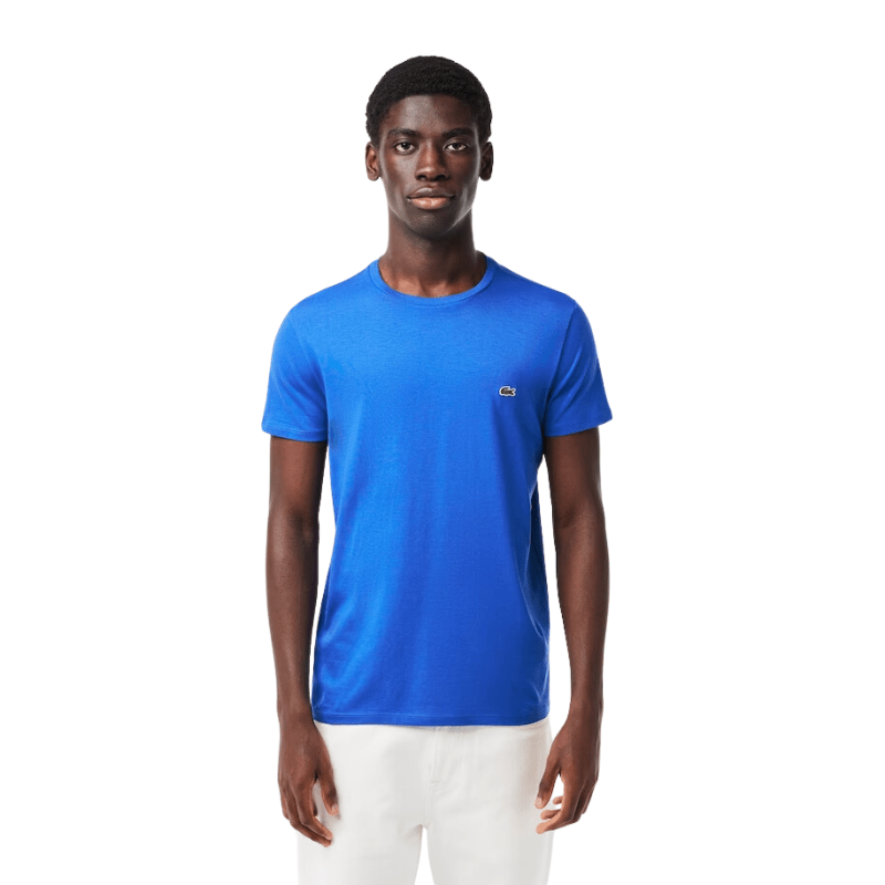 Lacoste Apparel Lacoste Monochrome Cotton Pima Jersey Crew Neck T-Shirt - Men's