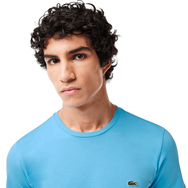 Lacoste Apparel Lacoste Monochrome Cotton Pima Jersey Crew Neck T-Shirt - Men's