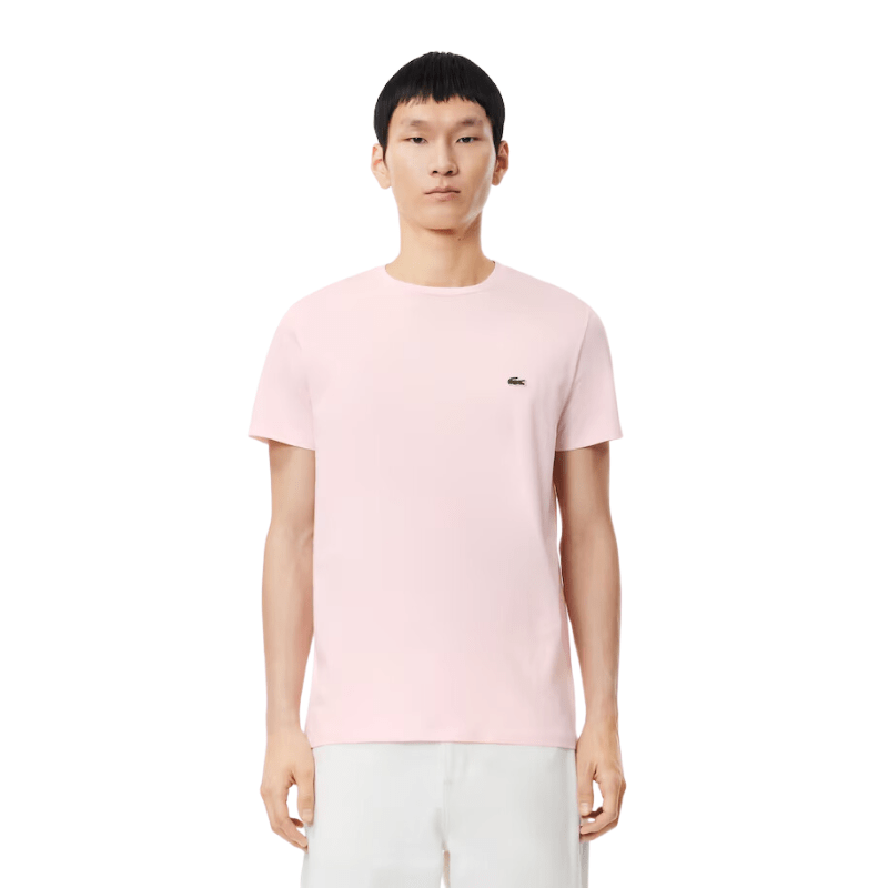 Lacoste Apparel Lacoste Monochrome Cotton Pima Jersey Crew Neck T-Shirt - Men's