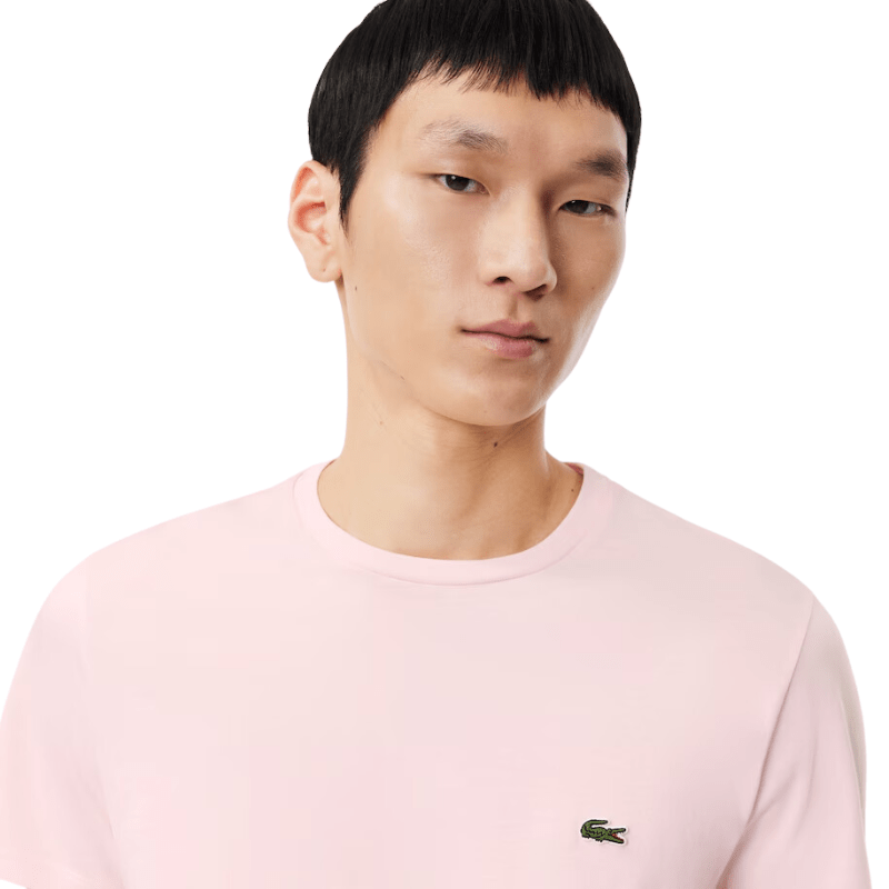 Lacoste Apparel Lacoste Monochrome Cotton Pima Jersey Crew Neck T-Shirt - Men's