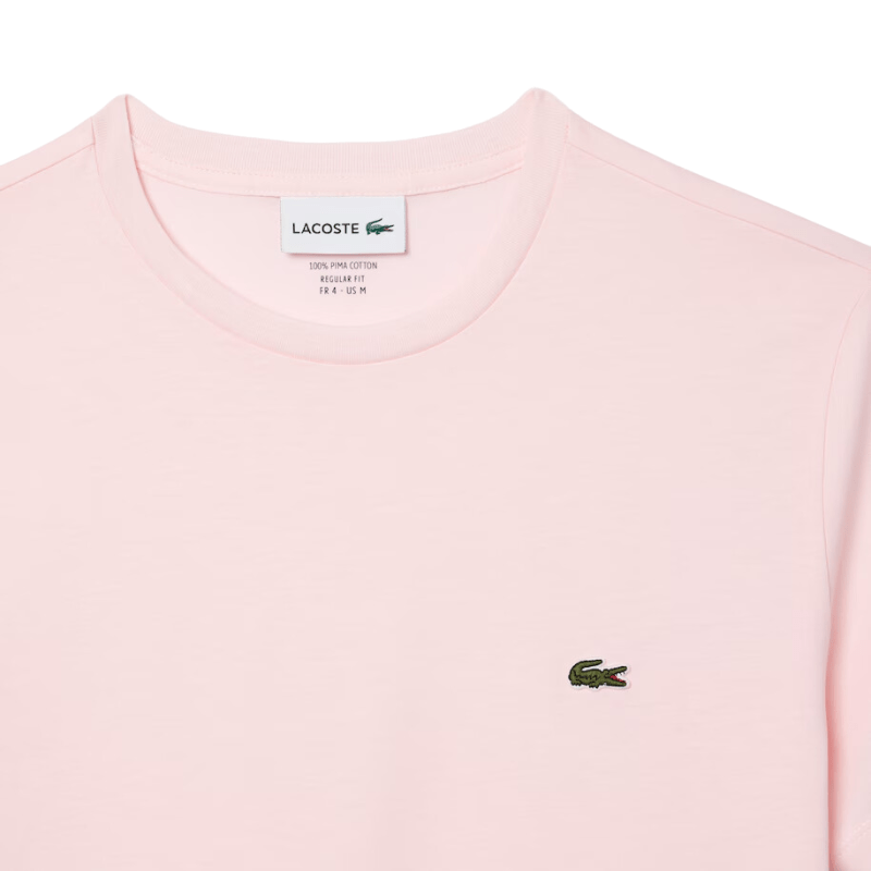 Lacoste Apparel Lacoste Monochrome Cotton Pima Jersey Crew Neck T-Shirt - Men's