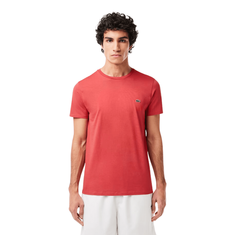 Lacoste Apparel Lacoste Monochrome Cotton Pima Jersey Crew Neck T-Shirt - Men's