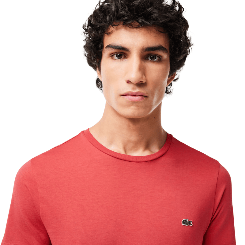 Lacoste Apparel Lacoste Monochrome Cotton Pima Jersey Crew Neck T-Shirt - Men's