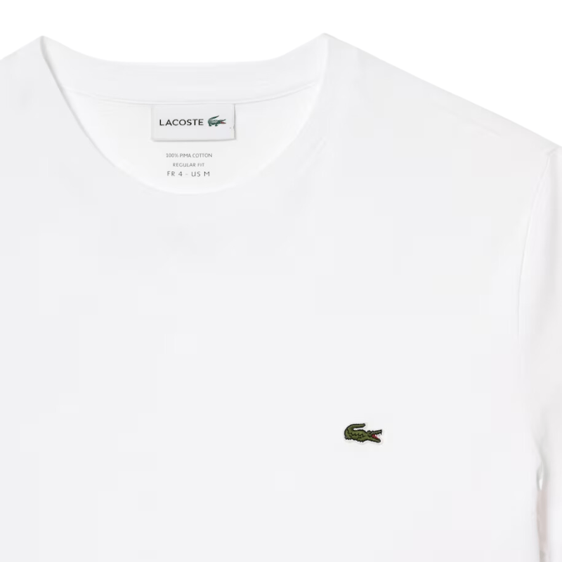 Lacoste Apparel Lacoste Monochrome Cotton Pima Jersey Crew Neck T-Shirt - Men's