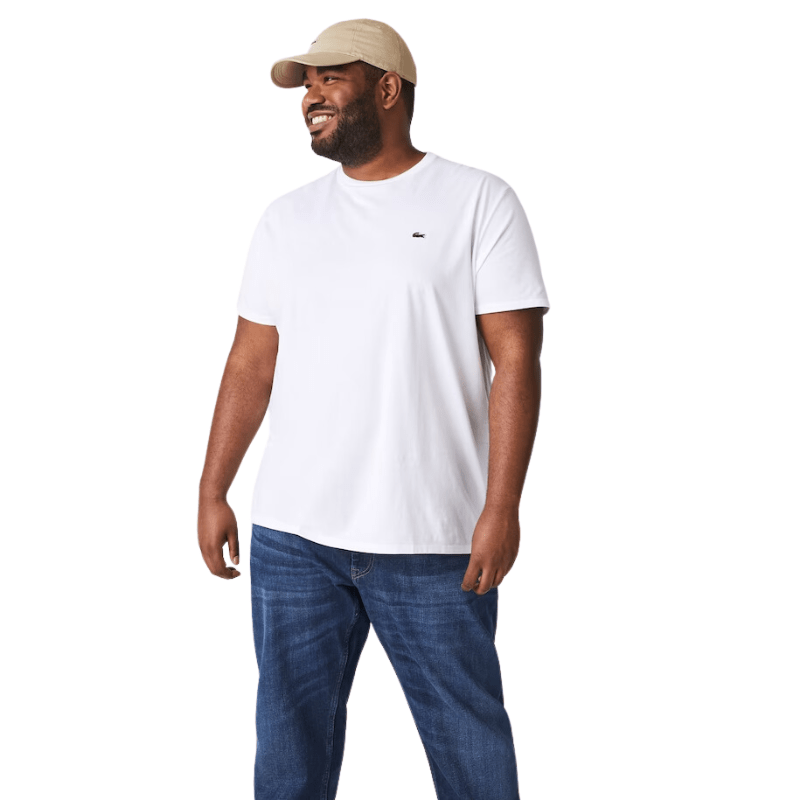 Lacoste Apparel Lacoste Monochrome Cotton Pima Jersey Crew Neck T-Shirt - Men's