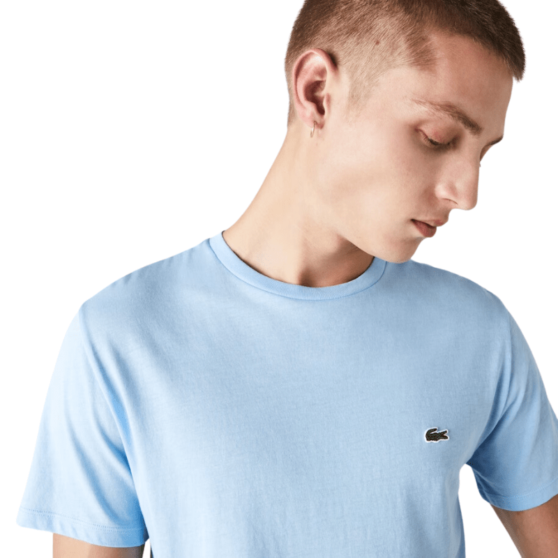 Lacoste Apparel Lacoste Monochrome Cotton Pima Jersey Crew Neck T-Shirt - Men's