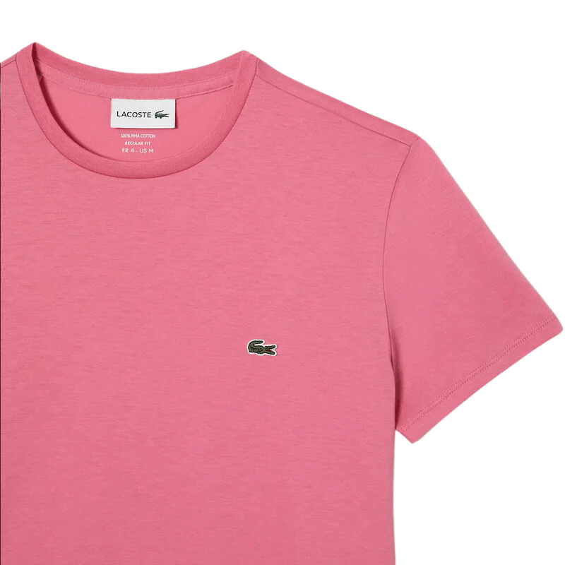 Lacoste Apparel Lacoste Monochrome Cotton Pima Jersey Crew Neck T-Shirt - Men's