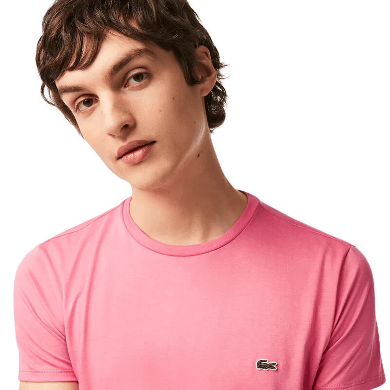 Lacoste Apparel Lacoste Monochrome Cotton Pima Jersey Crew Neck T-Shirt - Men's