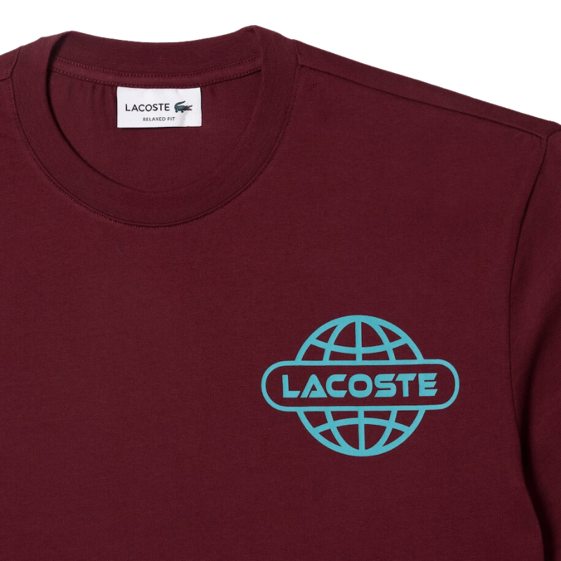 Lacoste Apparel Lacoste Printed Heavy Cotton Jersey T-Shirt - Men's