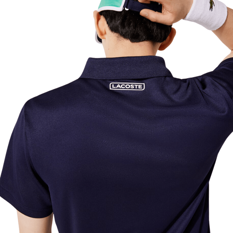 Lacoste Apparel Lacoste Sport Colorblock Pique And Mesh Polo - Men's