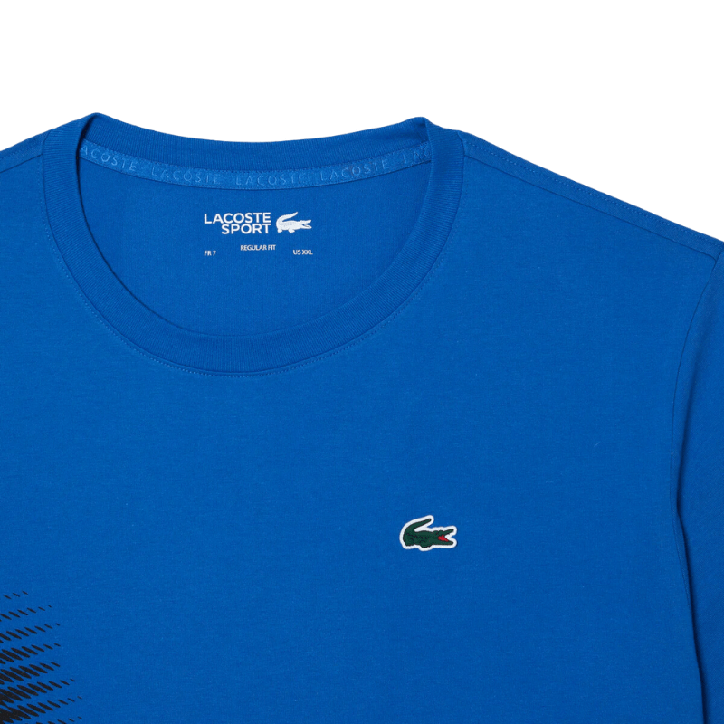 Lacoste Apparel Lacoste Sport Regular Fit T-Shirt With Contrast Branding - Men's