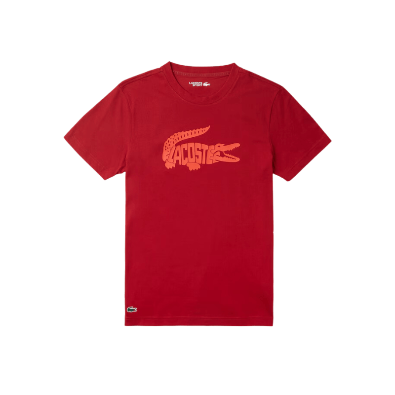 Lacoste Apparel Lacoste Sport Ultra-Dry Croc Print T-Shirt - Men's