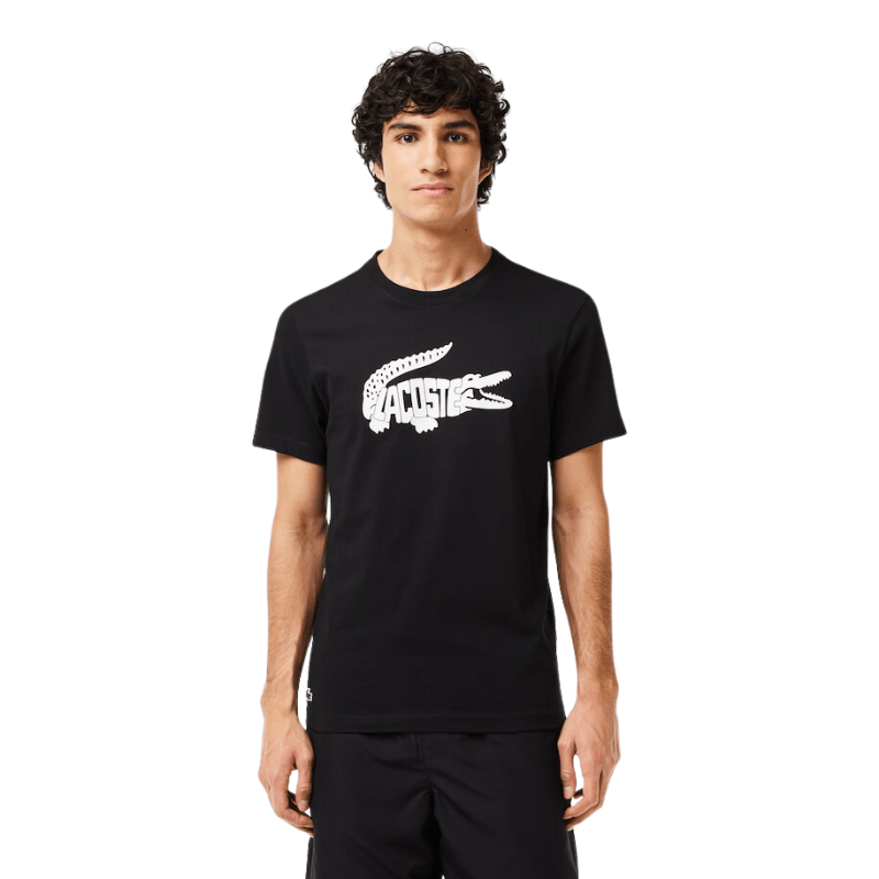 Lacoste Apparel Lacoste Sport Ultra-Dry Croc Print T-Shirt - Men's