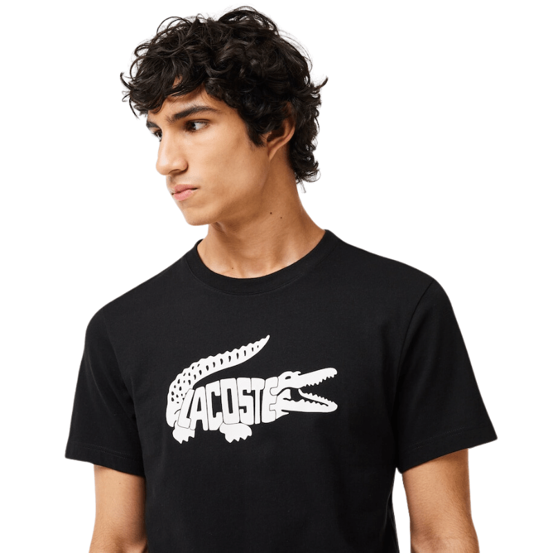 Lacoste Apparel Lacoste Sport Ultra-Dry Croc Print T-Shirt - Men's