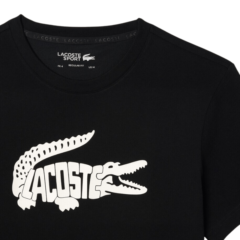 Lacoste Apparel Lacoste Sport Ultra-Dry Croc Print T-Shirt - Men's