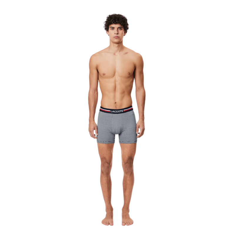 Lacoste Apparel Lacoste Stretch Cotton Jersey Boxer Briefs 3-Pack - Men's