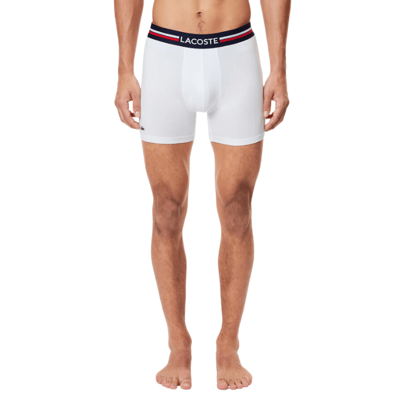 Lacoste Apparel Lacoste Stretch Cotton Jersey Boxer Briefs 3-Pack - Men's