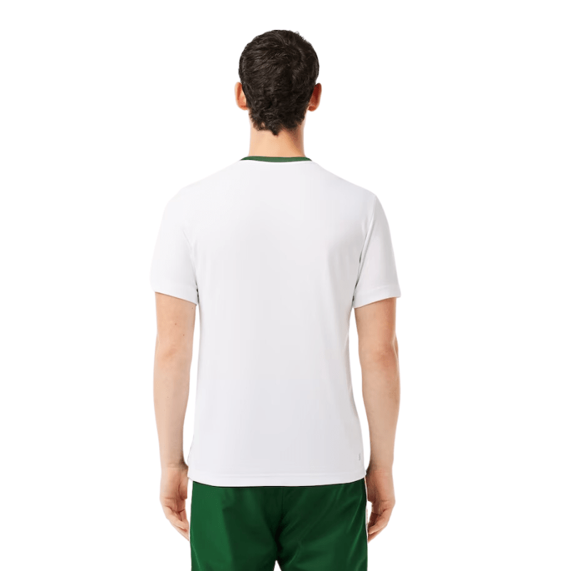 Lacoste Apparel Lacoste Ultra-Dry Logo Stripe Pique Tennis T-Shirt - Men's