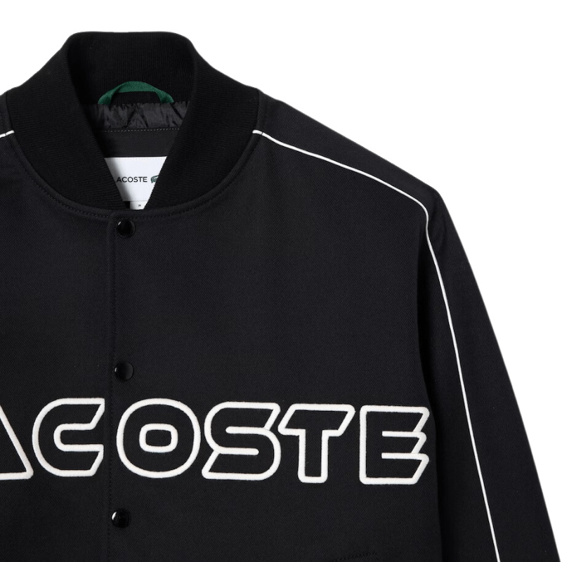 Lacoste Apparel Lacoste Unisex Embroidered Cotton Twill Bomber Jacket