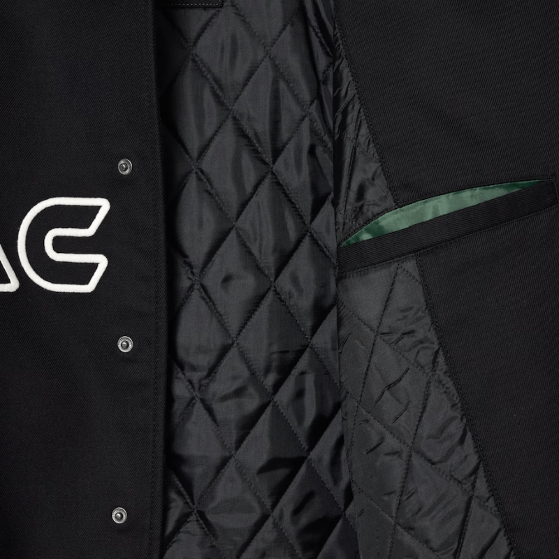 Lacoste twill 2025 bomber jacket