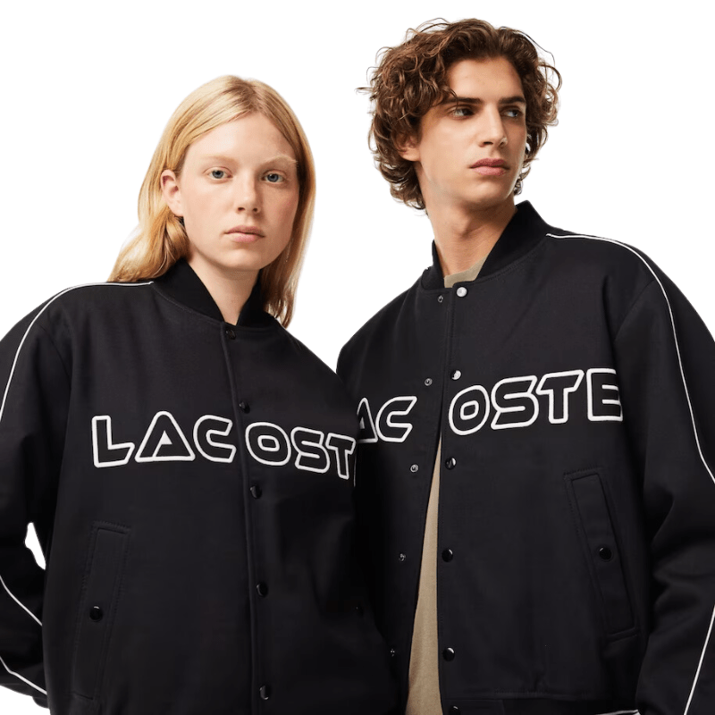 Lacoste Apparel Lacoste Unisex Embroidered Cotton Twill Bomber Jacket