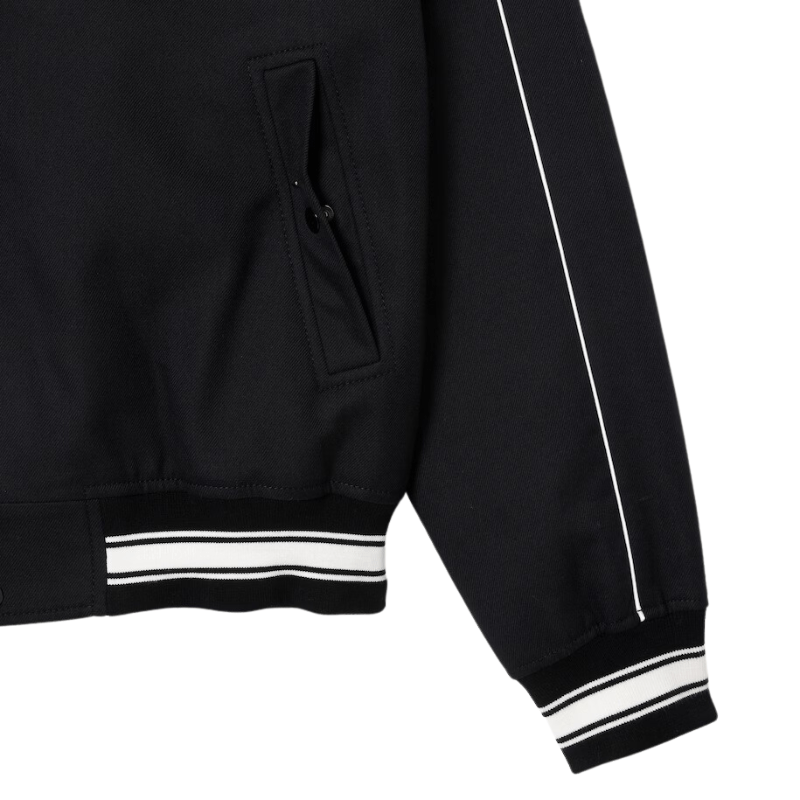 Lacoste twill top bomber jacket
