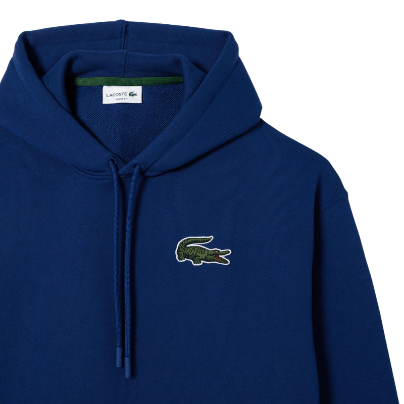 Lacoste Apparel Lacoste Unisex Loose Fit Hooded Organic Cotton Sweatshirt