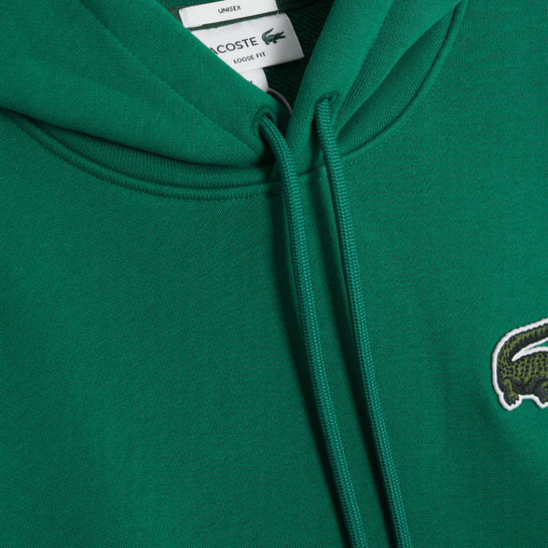 Lacoste Unisex Loose Fit Organic Cotton Hoodie