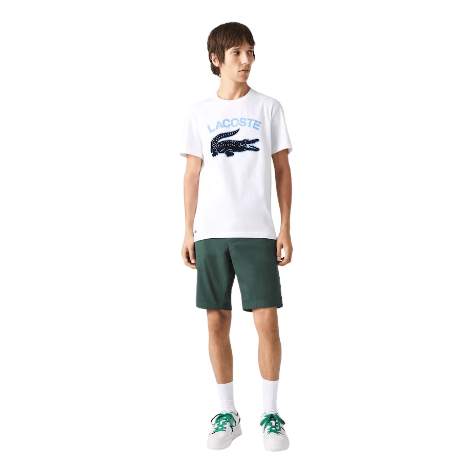 Lacoste APPAREL Men's Regular Fit XL Crocodile Print T-Shirt