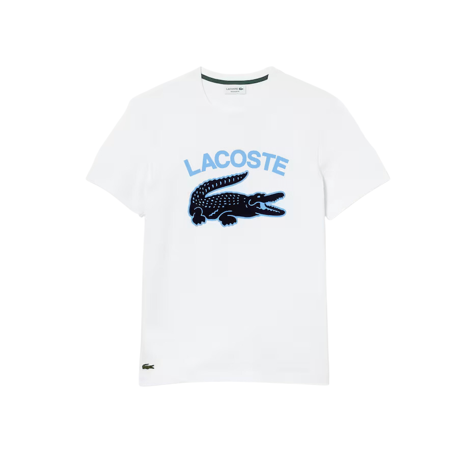 Lacoste APPAREL Men's Regular Fit XL Crocodile Print T-Shirt