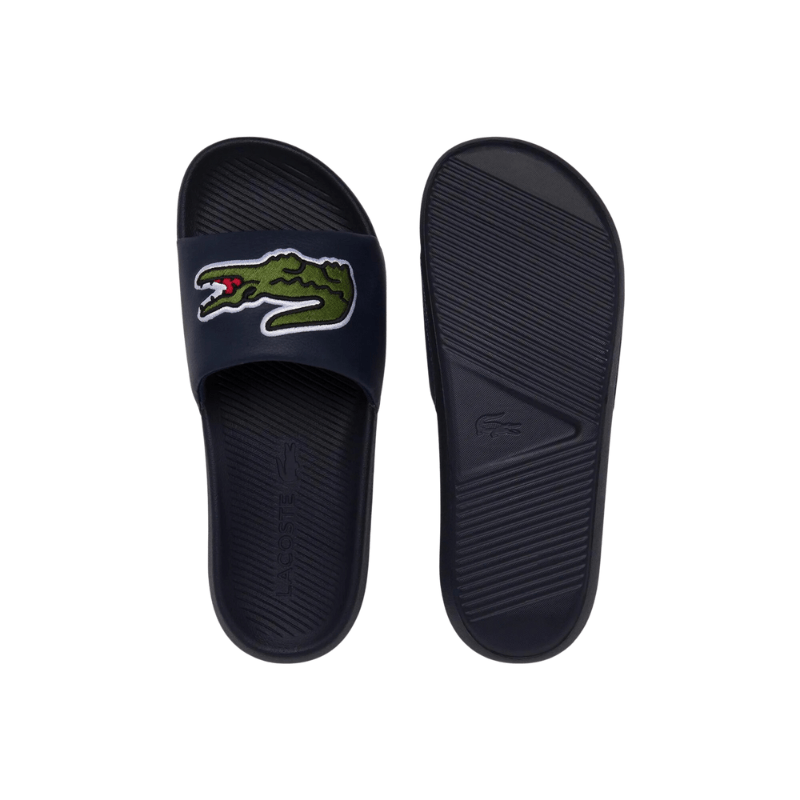 Lacoste FOOTWEAR Lacoste Croco Synthetic and PU Slides - Men's