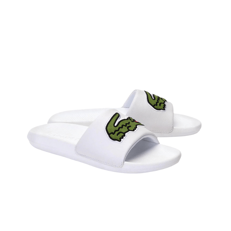 Lacoste FOOTWEAR Lacoste Croco Synthetic and PU Slides - Men's