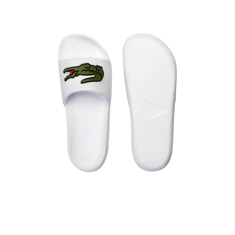 Lacoste FOOTWEAR Lacoste Croco Synthetic and PU Slides - Men's