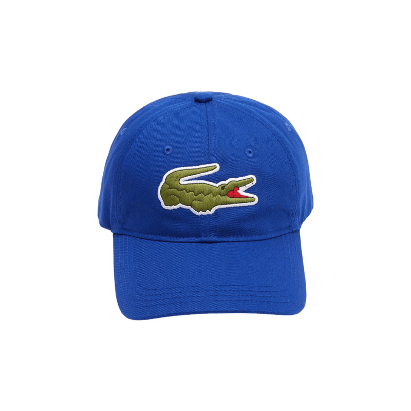 Lacoste Hats AC Lacoste Unisex Contrast Strap And Oversized Crocodile Cotton Cap (Copy) RK4711-BDM-AC.AC.ACAC