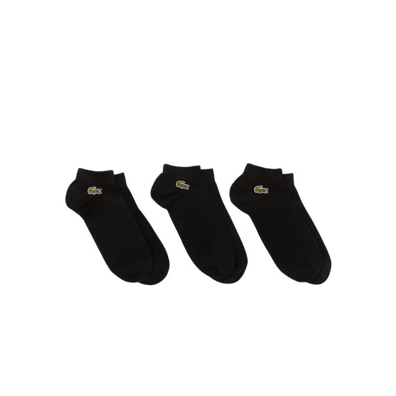 Lacoste Socks AC / BLACK Lacoste SPORT Low-Cut Socks Three-Pack-Unisex RA4183-8VM