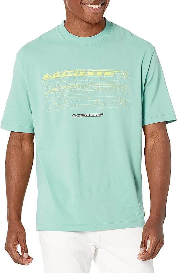 Lacoste Women's T-Shirts Lacoste Men’s Loose Fit Organic Cotton Piqué T-Shirt